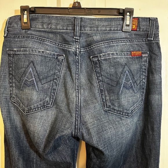 7 Seven for All Mankind A Pocket Jeans Y2k Dark Wash - Picture 3 of 12